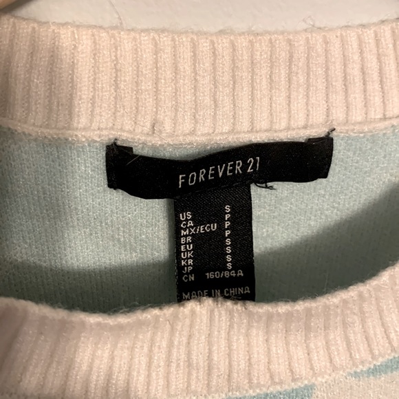 Retro Floral Sweater Tee - Picture 3 of 3